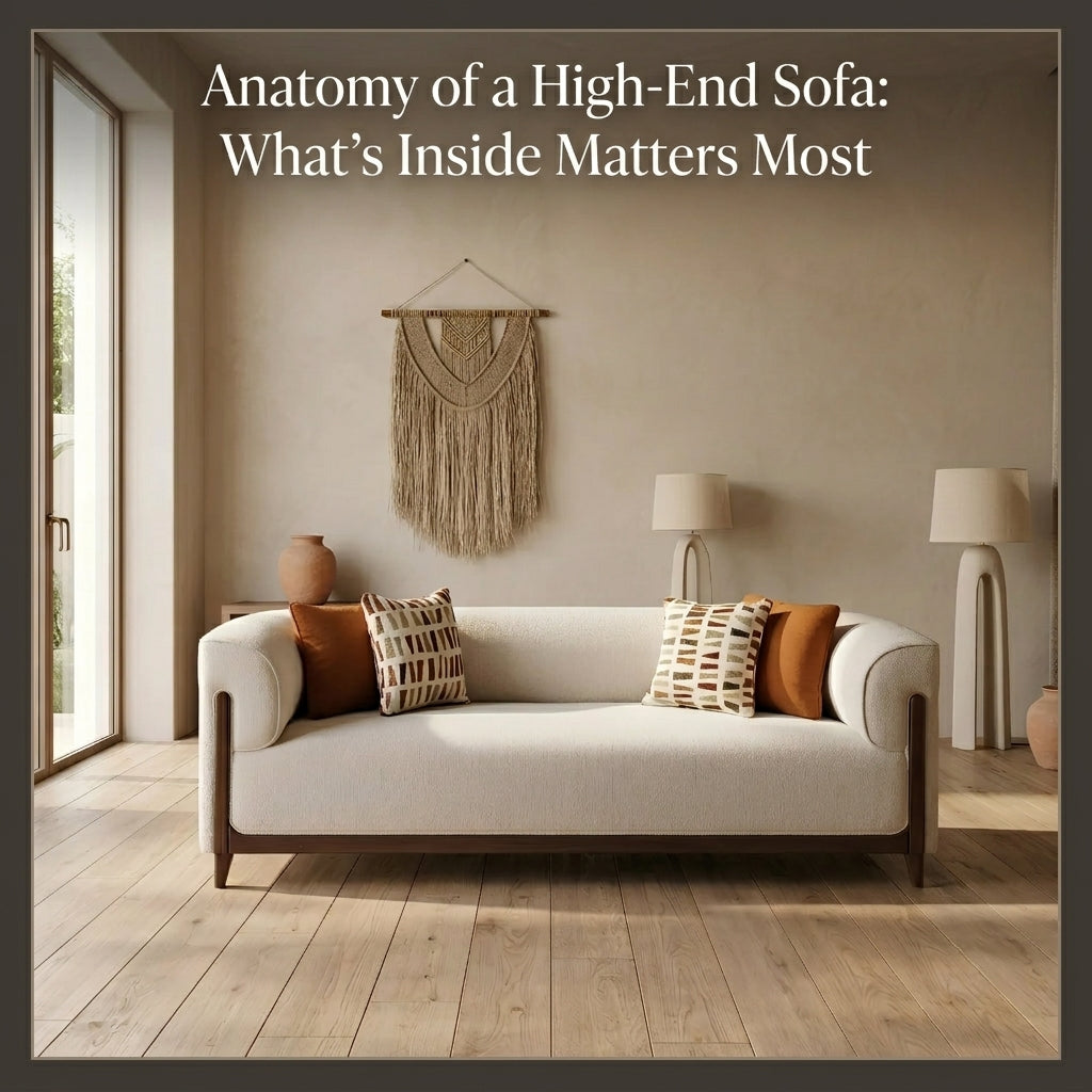 Anatomy of a High-End Sofa: What’s Inside Matters Most