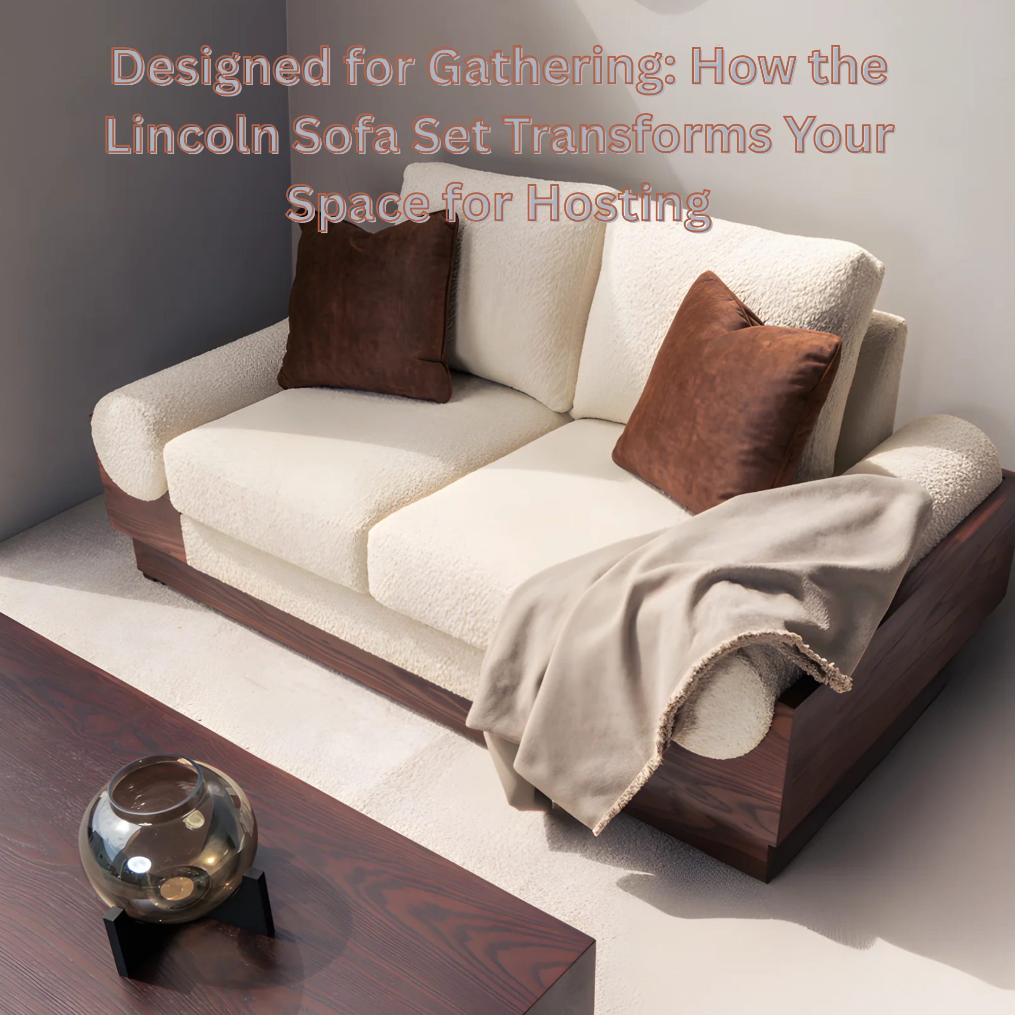 Designed for Gathering: How the Lincoln Sofa Set Transforms Your Space for Hosting