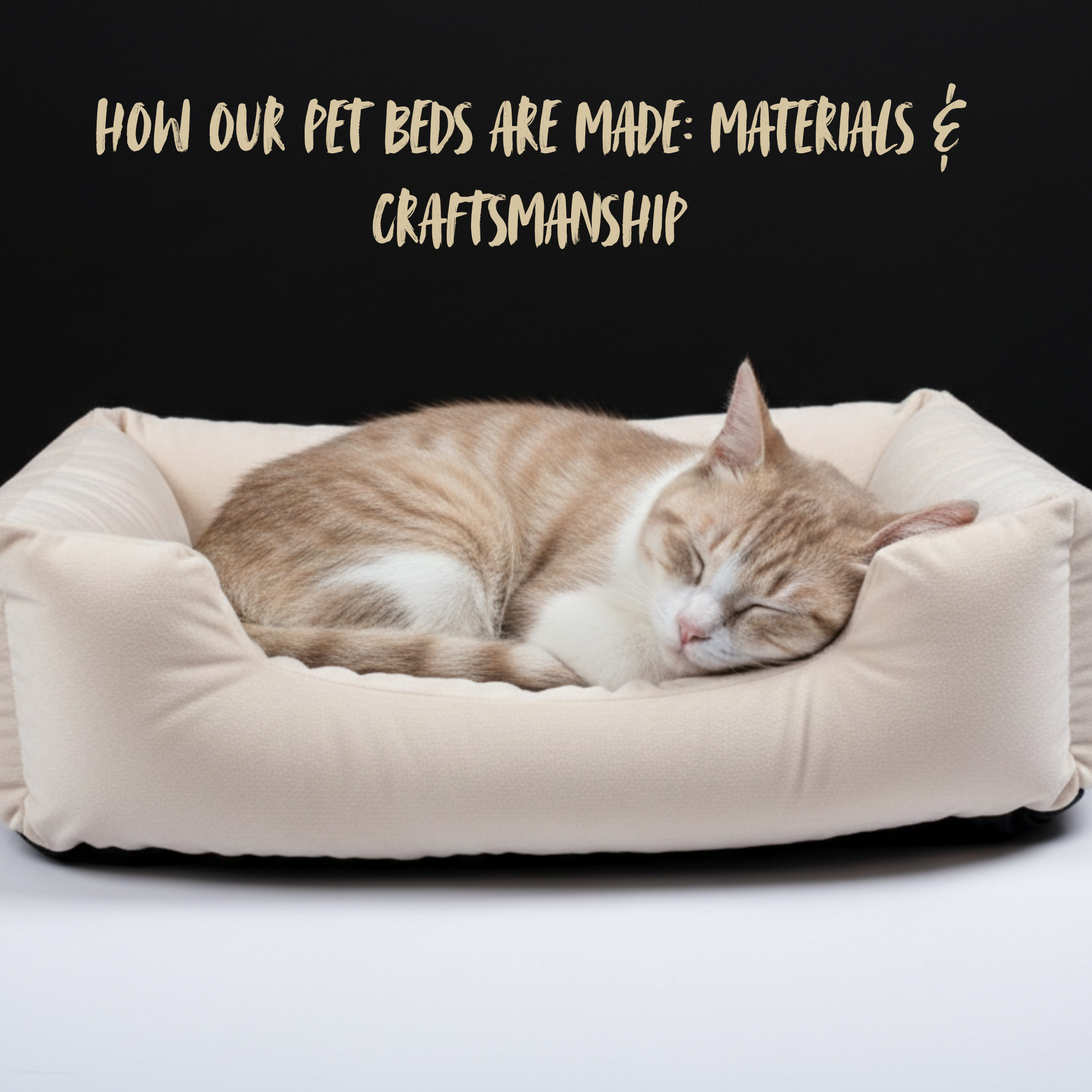 How Our Pet Beds Are Made: Materials & Craftsmanship