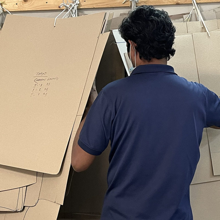 The production floor