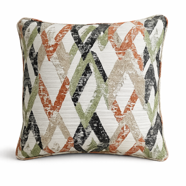 Abstract Geometry Print Pillow from Living Point