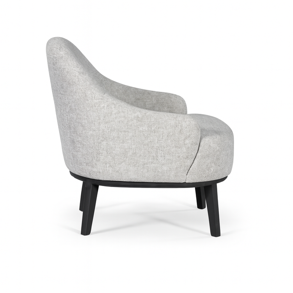 Adam Accent Chair Side View from Living point