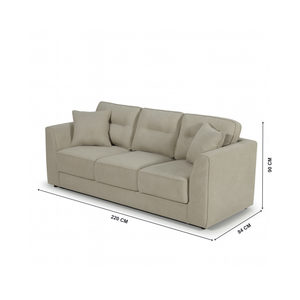 Aleena 3 Seater Sofa with Dimensions from Living point