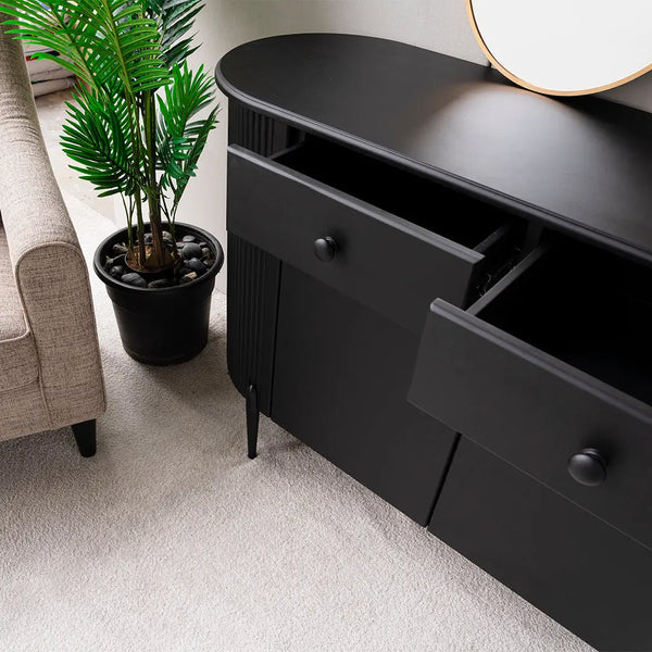 Alexa Storage Unit Close View from Living point