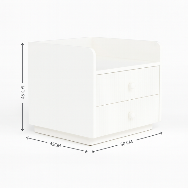 Anya Side Table with dimensions from Living point