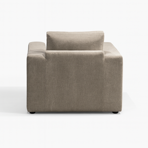 Atlas Single Seater Sofa Back Side View from Living point