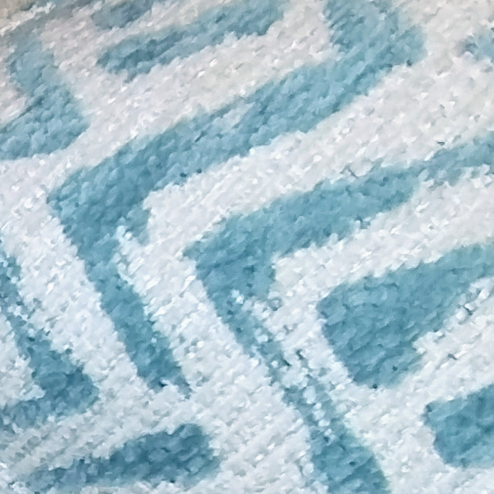 Azure Shell Weave Pillow from Living Point