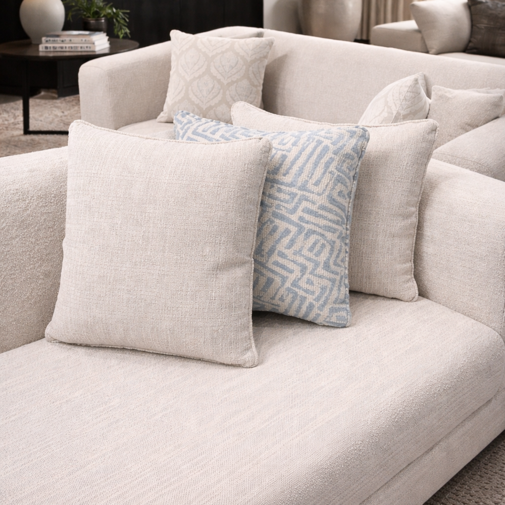 Azure Shell Weave & Vanilla Bean Pillow Set of 3 Living Point