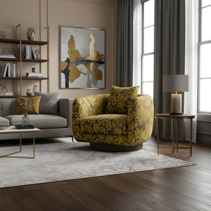 Barbera Swivel Chair Lifestyle Image from Living Point