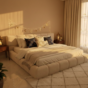 Bennett Upholstered Bed Frame Lifestly Image from Living point