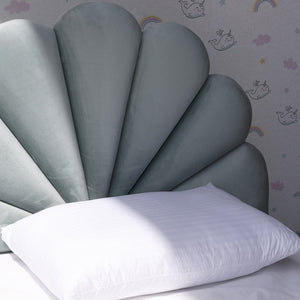 Bloom Kids' Platform Bed Headboard Close View from Living point