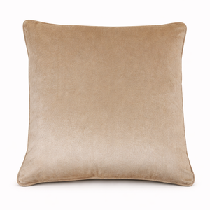 Brown Velvet Pillow from Living Point