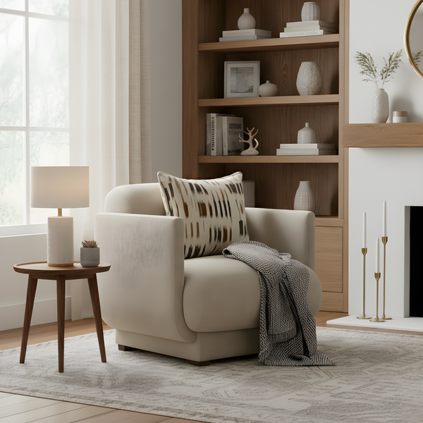 Bucharest Single Seater Sofa Lifestyle Image from Living point