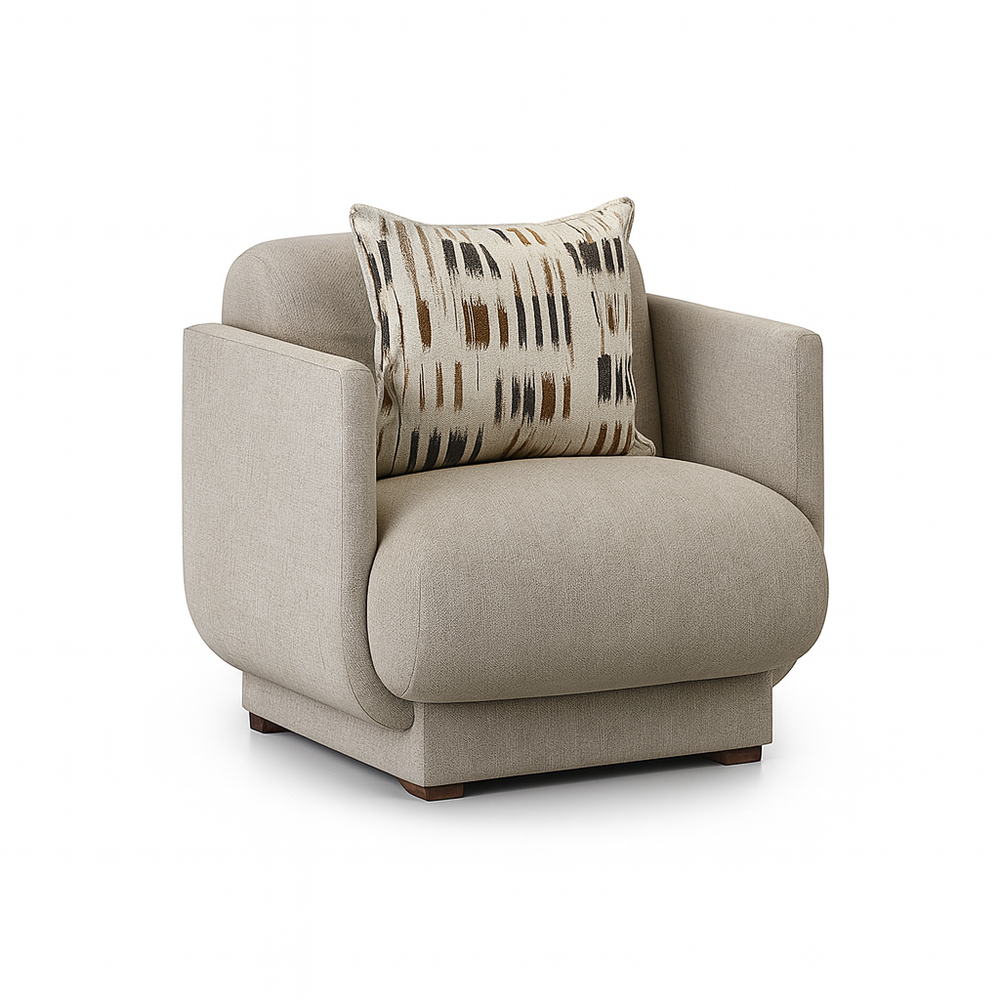 Bucharest Single Seater Sofa Lifestyle Image from Living point