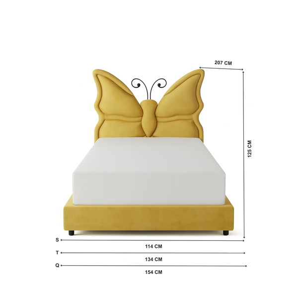 Butterfly Bed – Kids Upholstered Bed Frame Living Point