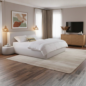 Celine Upholstered Bed Lifestyle Image from Living point
