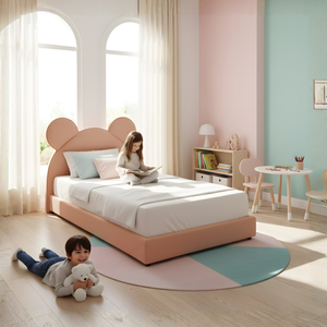 Chinchilla Bed – Kids Upholstered Bed Frame Lifestyle Image from Living point