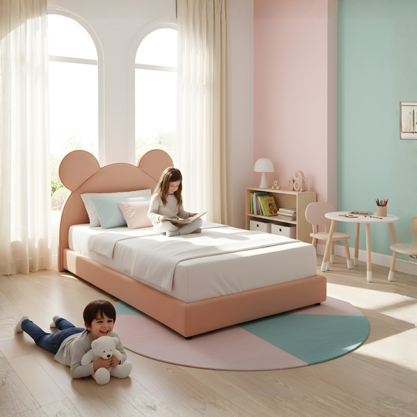 Chinchilla Bed – Kids Upholstered Bed Frame Lifestyle Image from Living point