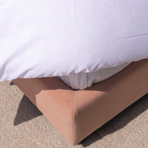 Chinchilla Bed – Kids Upholstered Bed Frame close view from Living point
