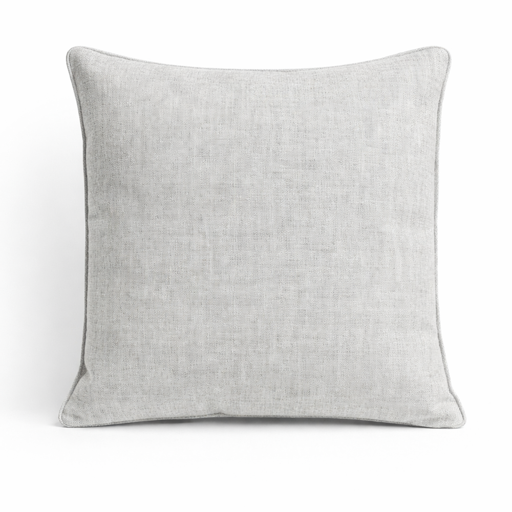 Cloud Cream Chenille Pillow from Living Point