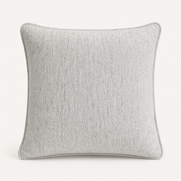 Cool Ash Chenille Pillow from Living Point