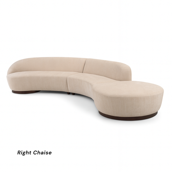 Cooper Curved Sofa Right Chaise from Living point