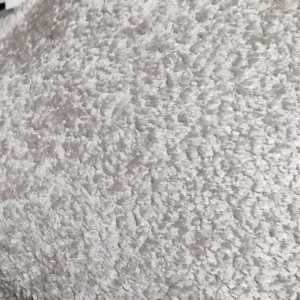 Cream Textured Chenile Pillow Fabric Close View from Living point