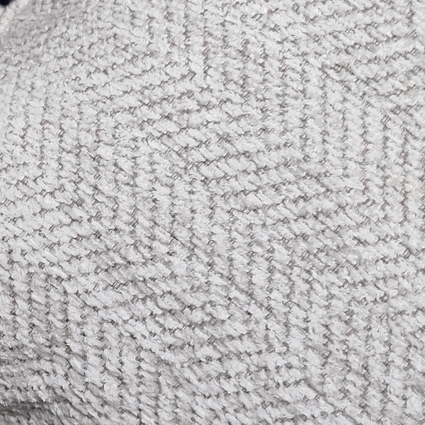 Crème Texture Pillow Fabric Close View from Living Point