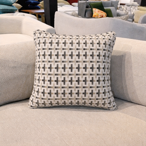 Cross Weave Printed Pillow from Living Point
