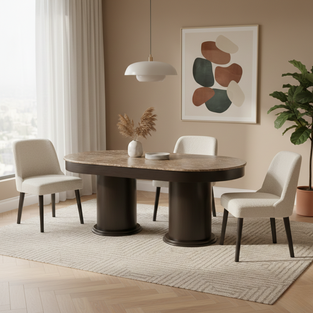 Percia Dining Table Living Point