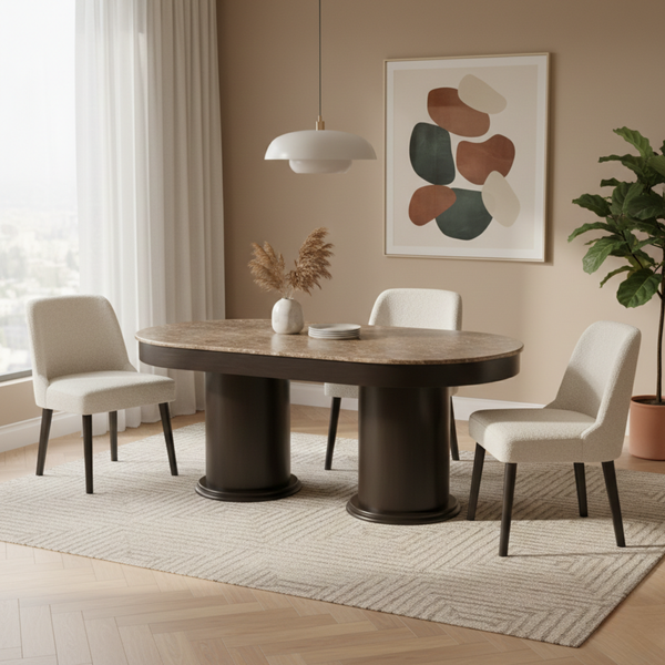 Percia Dining Table Living Point