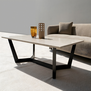 Dalton Marble Coffee Table Lifestyle Image from Living Point