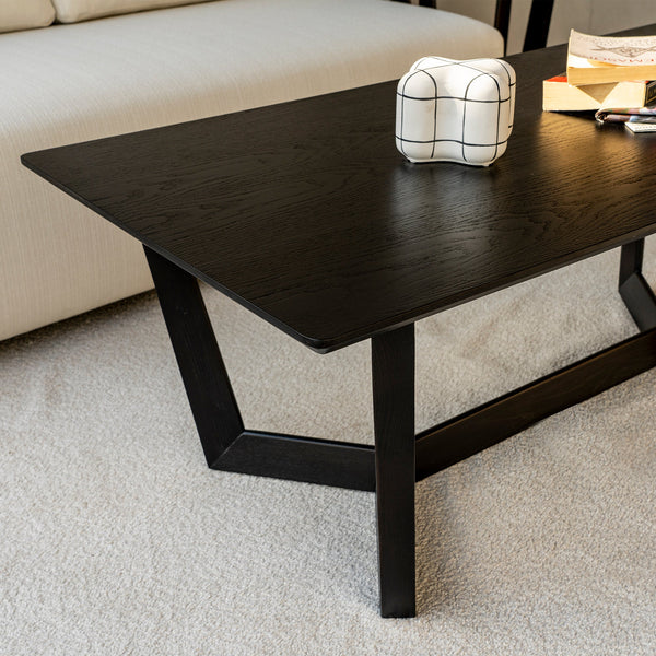 Dalton Wooden Coffee Table top Close View from Living point