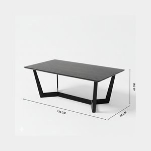 Dalton Wooden Coffee Table with Dimensions from Living point