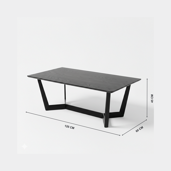 Dalton Wooden Coffee Table with Dimensions from Living point