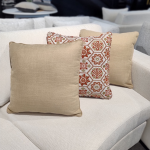 Desert Bloom & Saffron Weave Pillow Set of 3 Lifestyle Image from Living point