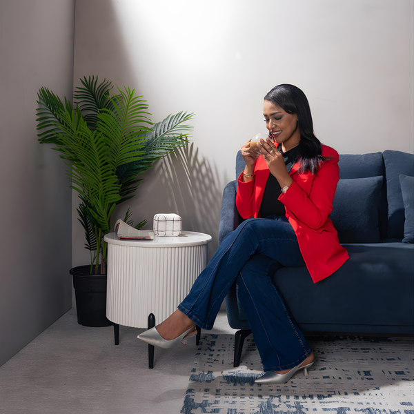 Larson Marble End Table Living Point