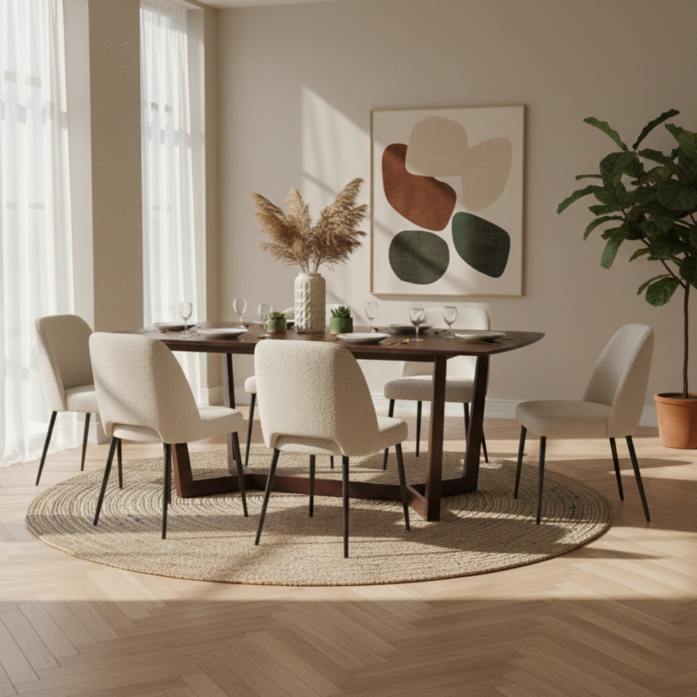Dalton Wooden Dining Table Living Point