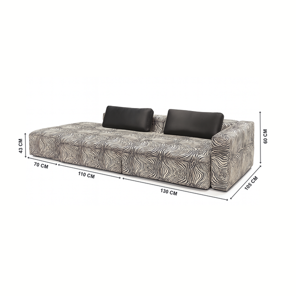 Diesel Modular Sofa with Dimensions from Living point