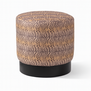 Dragon Cheetah Print Pouf from Living point