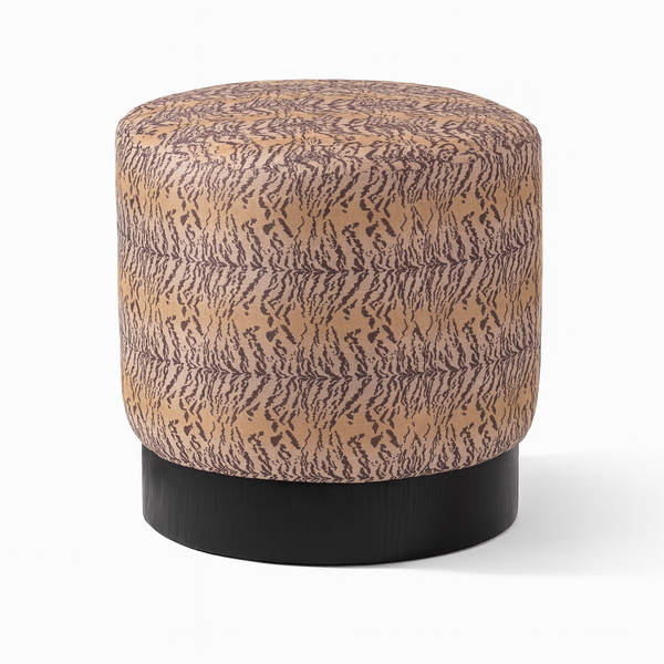 Dragon Cheetah Print Pouf from Living point