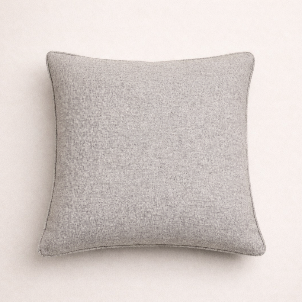 Dusk Brown Chenille Pillow from Living point