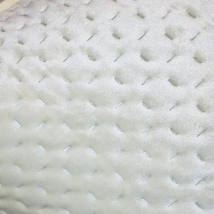 Embossed Diamond Pillow Fabric Close View from Living point