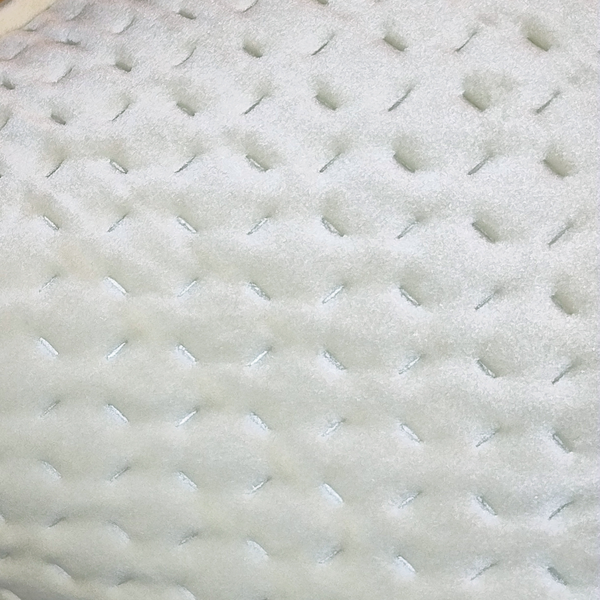 Embossed Diamond Pillow Fabric Close View from Living point