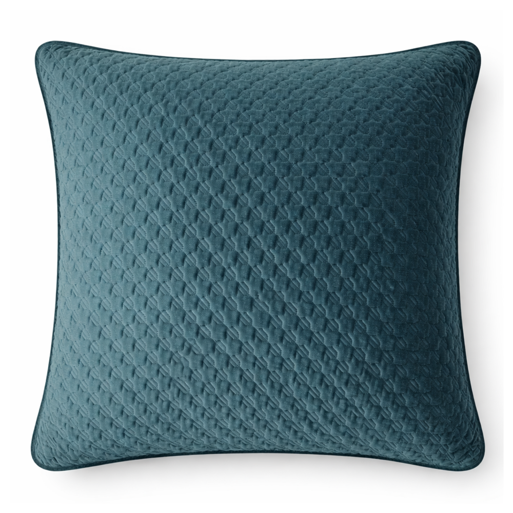 Emerald Velvet Printed Pillow from Living Point