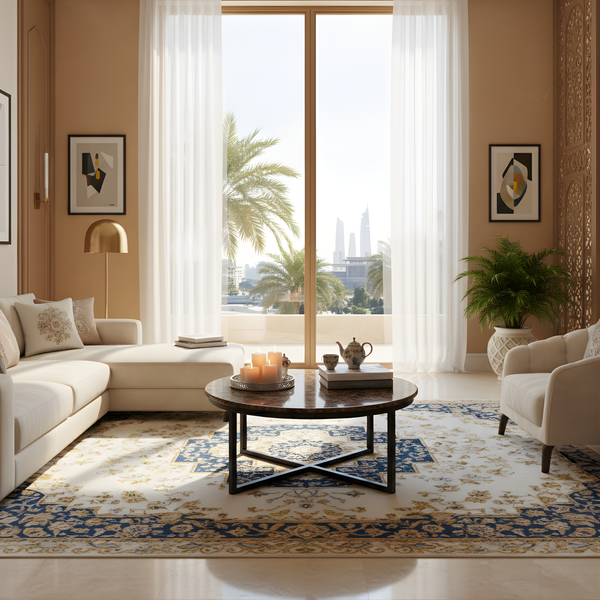 Enzo Marble Coffee Table Lifestyle Image from Living point