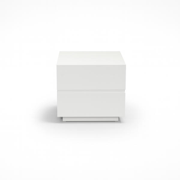 Eric Bedside Table Side View from Living point