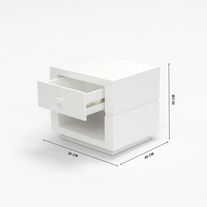 Eric Bedside Table with Dimensions from Living point