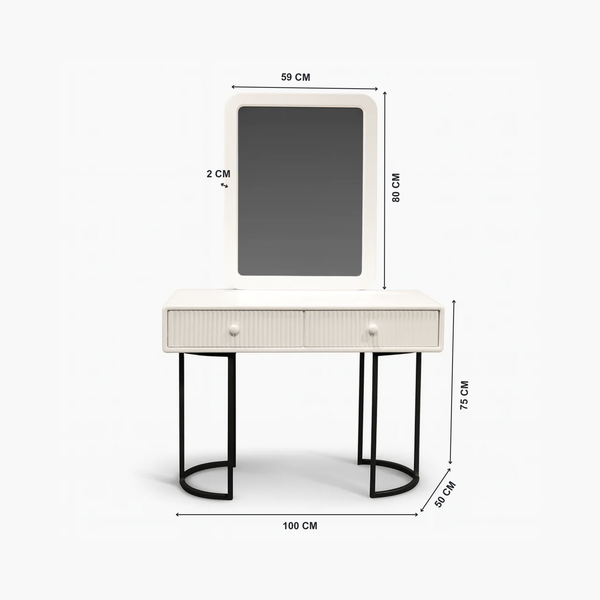Eric Dressing Table with Dimension from Living point