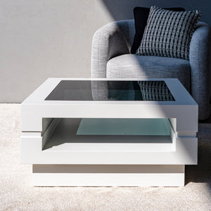 Eric Glass Coffee Table Lifestyle Image from Living point